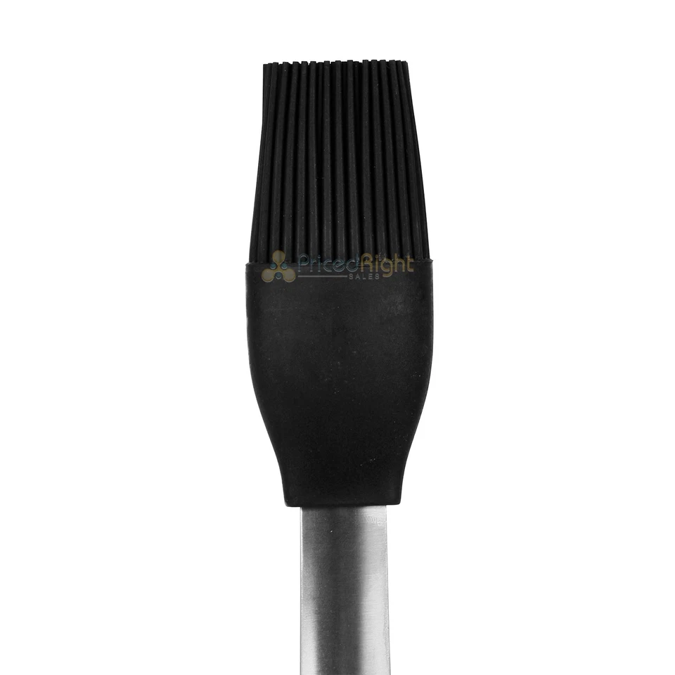 Mr Bar-B-Q Premium Basting Brush Silicone & Stainless Steel Rubber Grip 16 In - Imagem 2 de 4