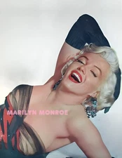 MARILYN MONROE #376 BEAUTIFUL COLOR  PHOTO 11 X 8.5 SHIPS FREE