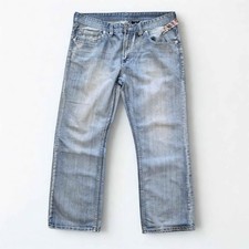 Buffalo David Bitton Light Wash Straight Leg Jeans - 36x32