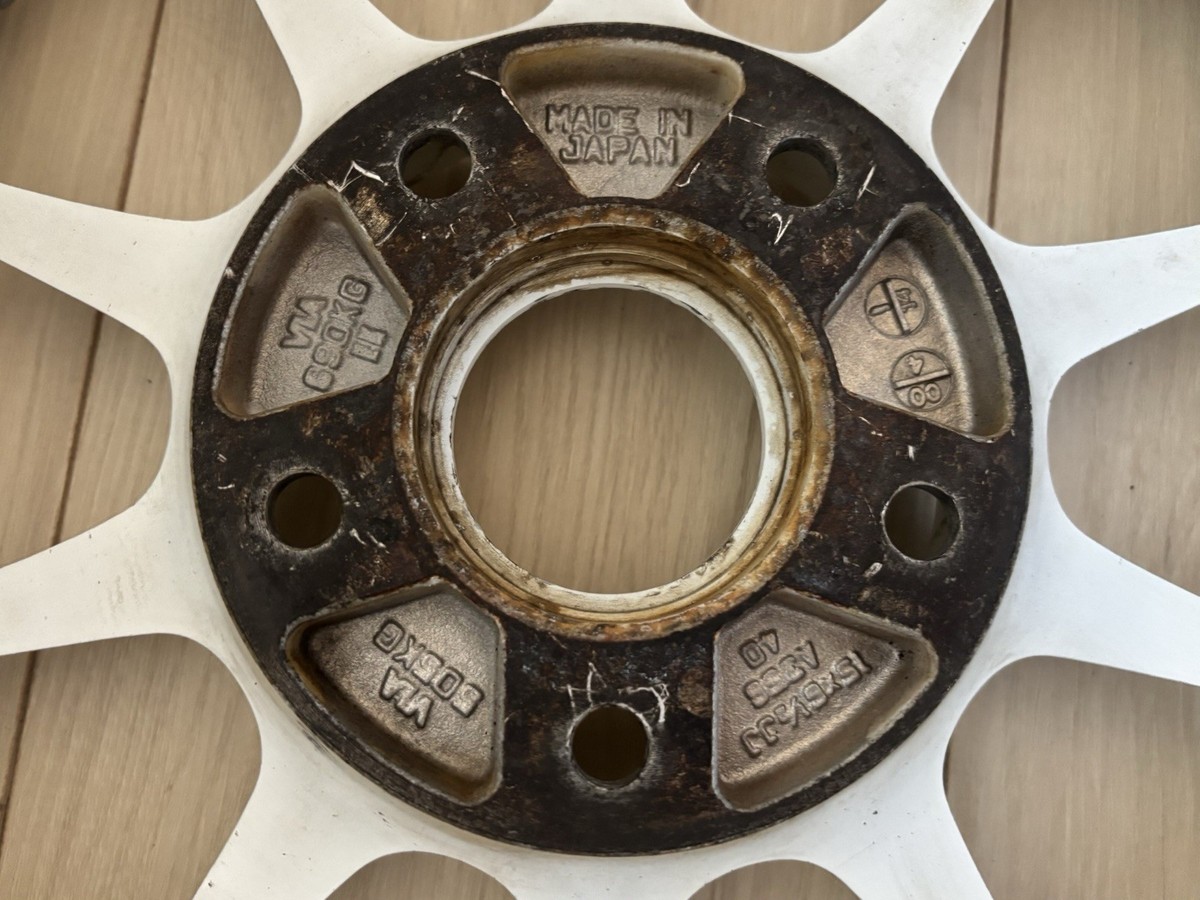 Vintage Enkei ES Tarmac Forged Aluminum Wheels 15x6.5'' 5x114.3
