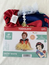 Disney Princess Snow White Halloween Costume Dress Size 2T Toddler