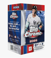 2026 Topps Chrome baseball blaster value box - factory sealed
