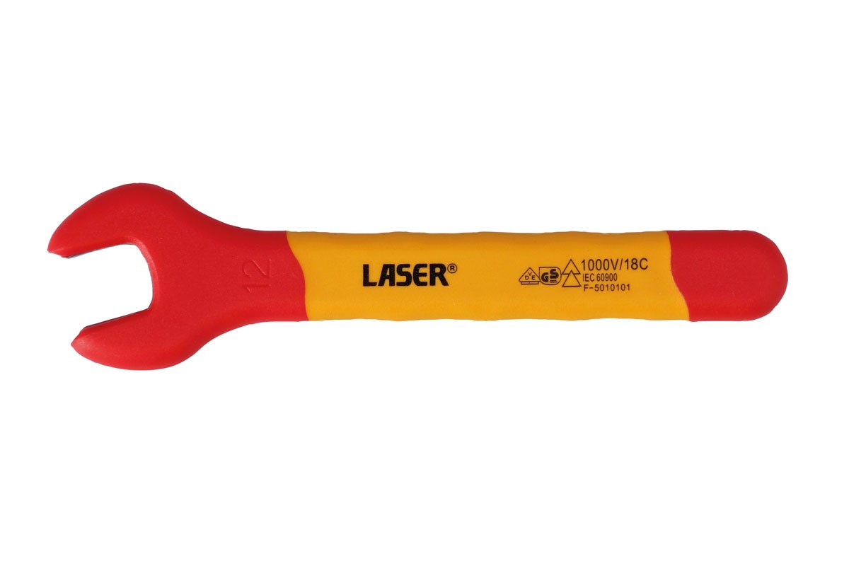 Laser Tools Insulated Open Ended Spanner 12mm 8722