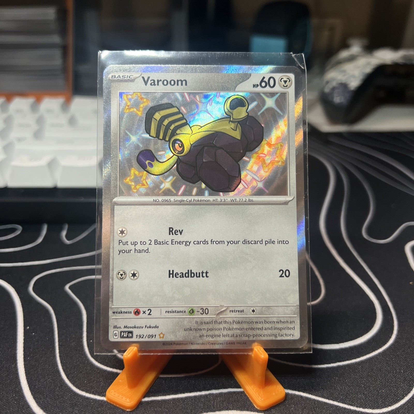 Varoom 192/91 Paldean Fates Shiny Rare NM