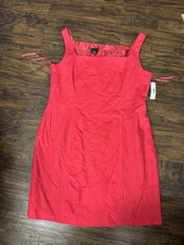 ND New Directions Pink Dress Sundress Size 18 Cocktail Pleated Bust