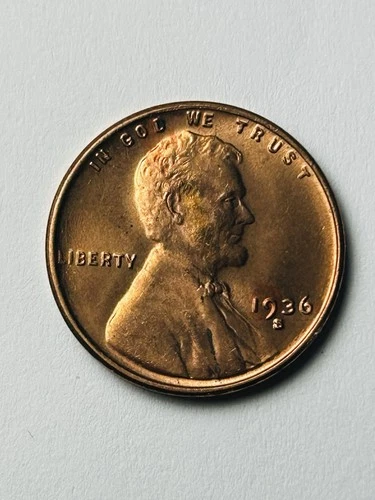 1936-S Lincoln Wheat Penny Cent - Gem BU Red#2