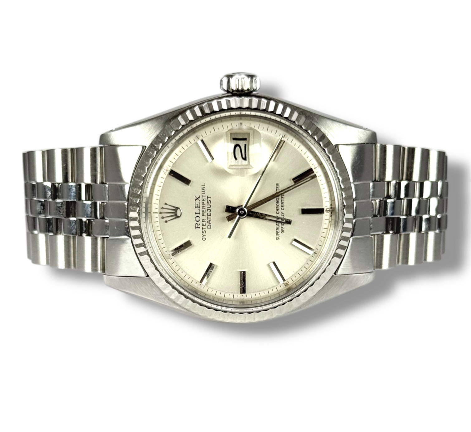 ROLEX Datejust 36 1601 Silver Jubilee