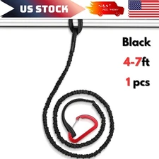 Stretchable Kayak Paddle Leash, Coiled Rod Leash Tool Lanyard for Kayak and SUP