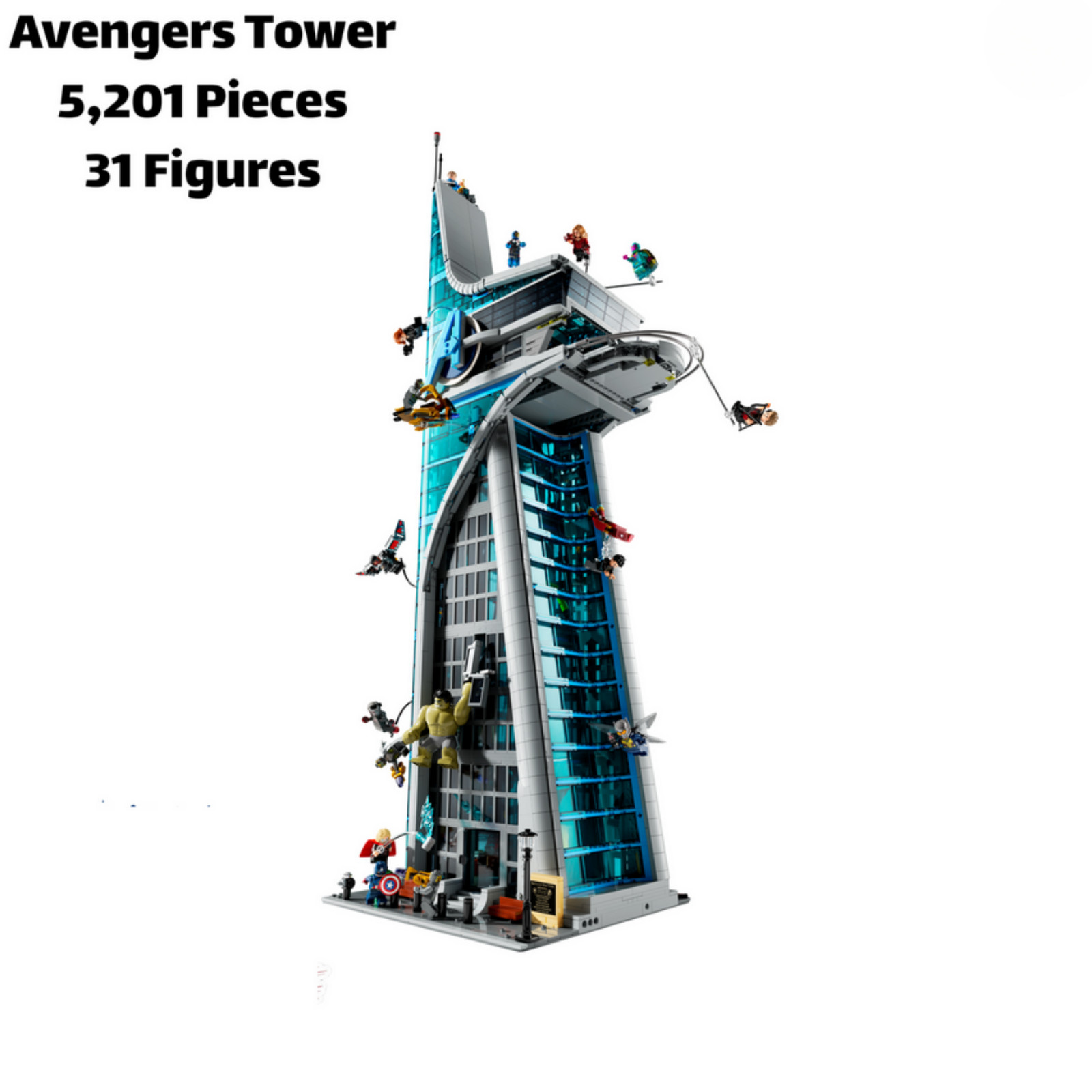La Tour des Avengers réplique de collection haut de gamme en kit de construction 5201 pièces