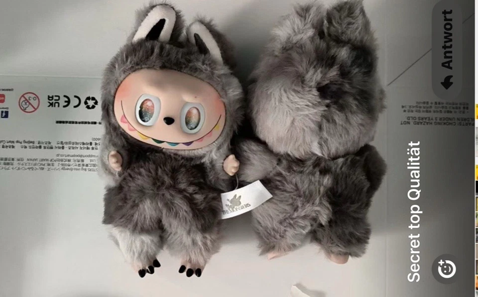 POP MART Labubu Box of 6 Big into Energy + Secret Grey Free - The Monsters - Image 3 of 4