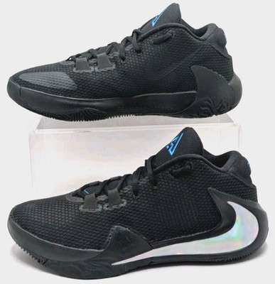 Nike Zoom Freak 1 Black Iridescent Men's Basketball Shoes Size 7 NEW