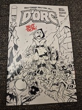 D'ORC #1Q SIGNED BRETT BEAN  2ND PRINT ComicTom Exclusive 