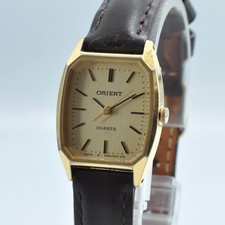 ORIENT I535402 40 QUARTZ GP Cinturino Pelle Acciaio Inox Oro Donna Funzionante I