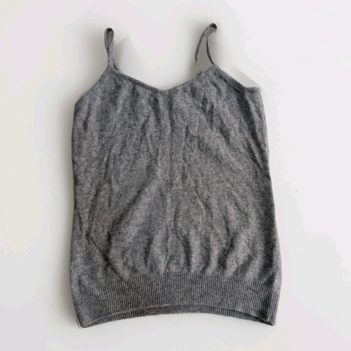 Top Cami The Cashmere Project In Erica Mandorla (Almond Heather) – Taglia Media – Nuovo Con Etichette - Foto 2