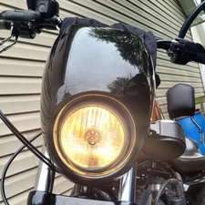 Front Headlight Fairing Mask For Harley Sportster Dyna FX/XL Low Rider 1973-up