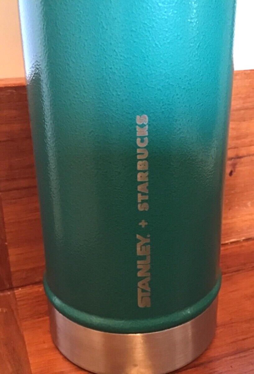 Starbucks Stanley Thermal Stainless Steel Travel MUG Green 16 oz eBay