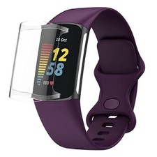 TPU Full Cover Case Cover Armor Screen Protector Guard For Fitbit Charge 6 / 5
