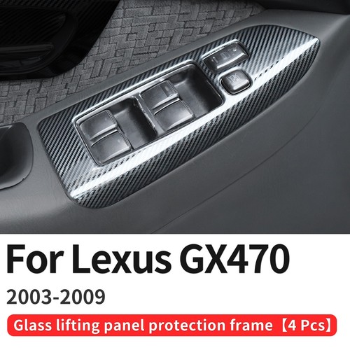 Stainless Steel Carbon Fiber Interior Decoration for 2003-2009 Lexus GX470 gx470 - Picture 25 of 45