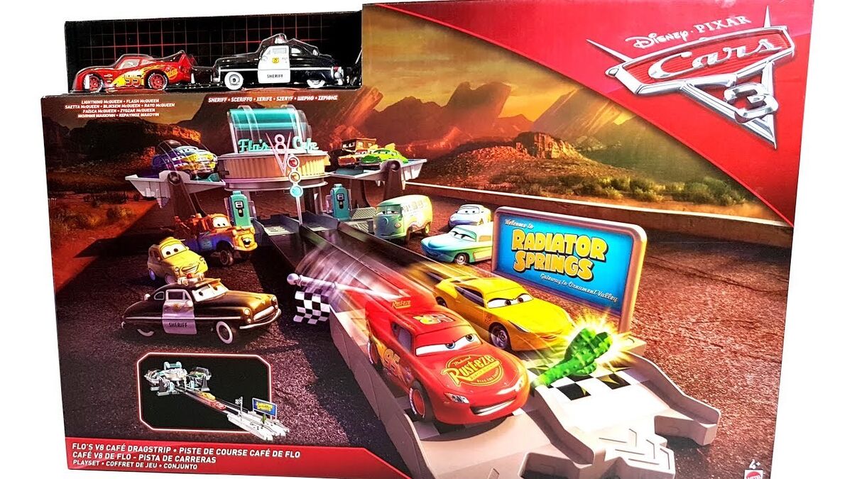 Disney Cars 3 Playsets - Florida Speedway Mega Garage/ Smash Crash Derby &  MORE