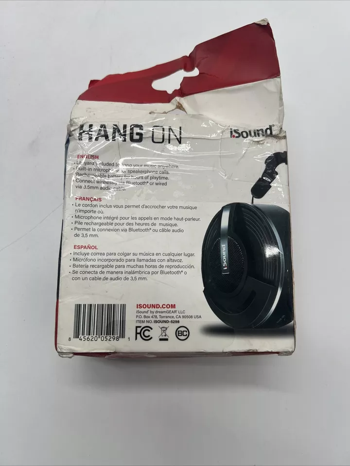 Altavoz Bluetooth inalámbrico recargable iSound Foto 2 de 4