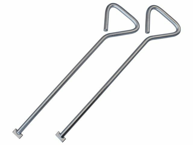 Faithfull Set of 2 Manhole Cover Keys 520mm for sale online | eBay