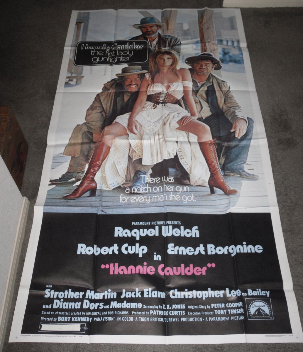 HANNIE CAULDER original 1972 41x81 LARGE three sheet movie poster