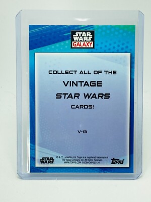 2022 Topps Star Wars Galaxy Retro Princess Kneesaa - Ewoks #V-13