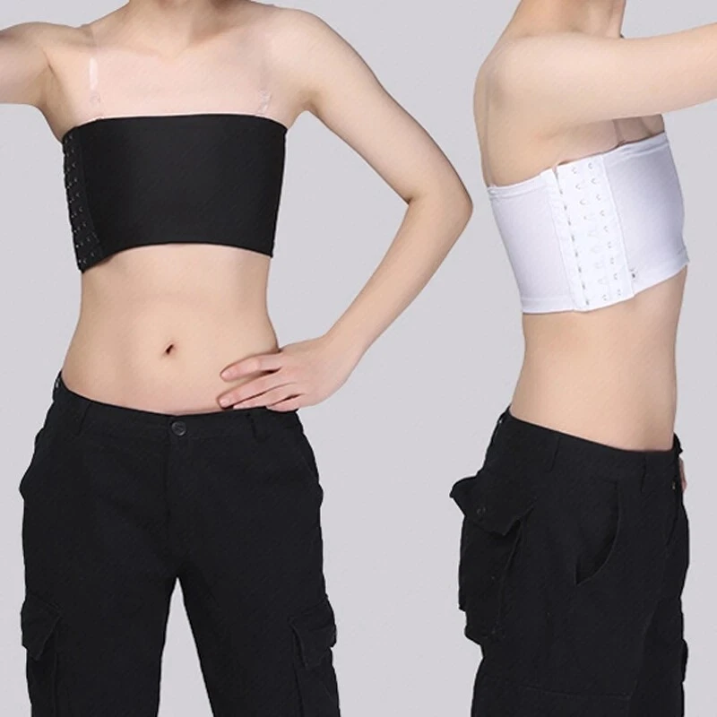 Women Tomboy Chest Breast Binder Strapless Chest Breast Binder