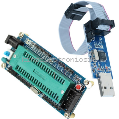 ATmega32 ATMEGA16 Minimum System Board +10Pin USB ISP USBasp Programmer Cable K9