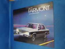 1980 FORD FAIRMONT CAR SALES BROCHURE GHIA FUTURA WAGONS OPTIONS COLOR CHOICES