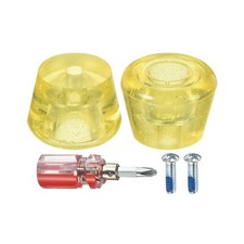 Roller Skate Stopper - Rubber Brake Block Toe Stops, Adjustable with Screwdri...