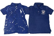Ralph Lauren Set Of 2 Boys Polos, Blue, Size 4T.