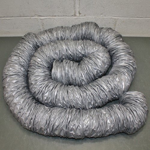 Hi-Tech Duravent Industrial Ducting Hose 0250-0400-0002, 4" x 25', Grey PVC - Picture 4 of 5
