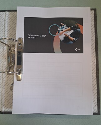 CFA Level 2 BPP Class Notes 2024 (Full Syllabus, Compact, Core & Lean)**Bargain