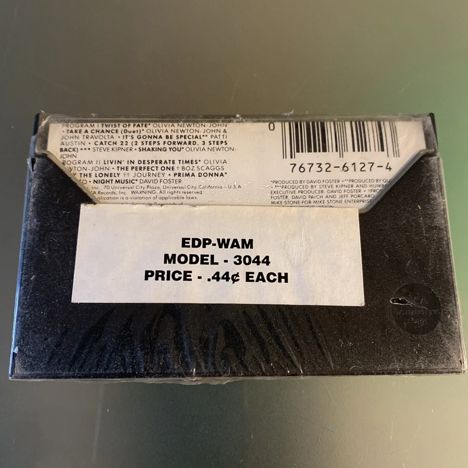 John Travolta Olivia Newton John LOT: Two Of A Kind Cassette NEW, Grease & CD - Image 4 of 4