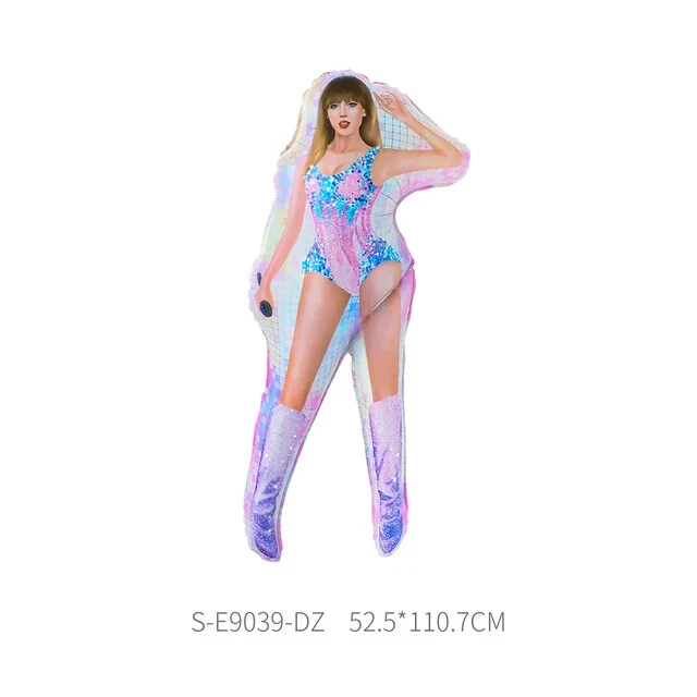 Taylor Swift Concert Look GIANT Foil Balloon Shape Decoration 110cm Fans Party - image 3 of 4