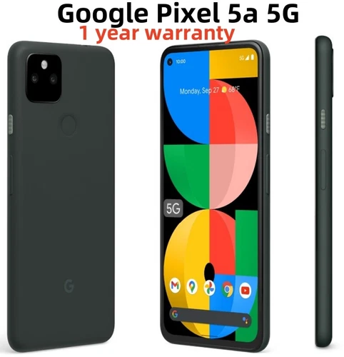 Google Pixel 5a 5G 128GB+6GB Black Android 5G Unlocked SmartPhone New Sealed