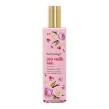Bodycology Pink Vanilla Wish Fragrance Mist 8 oz peonies vanilla almond D26
