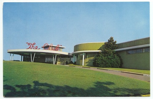 Birmingham AL The Club Inc. Atop Red Mountain Postkarte Alabama