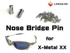LINEGEAR Nose Bridge Pin, Rivet - Polished for Oakley X-Metal XX [NBPIN-POL-2] 