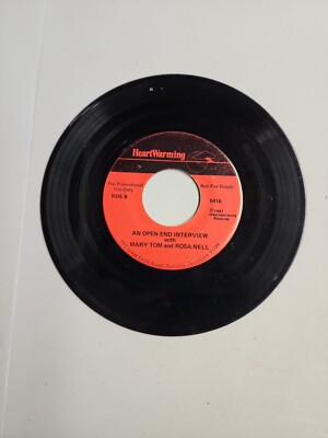 Mary Tom and Rosa Nell - An Open Ended Interview - PROMO (45RPM 7 ) (AA5) 