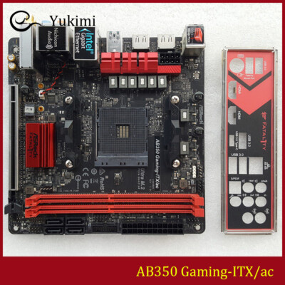 am4 asrock ab350 itx FOR ASROCK AB350 Gaming-ITX/ac AMD 32GB HDMI Mini-ITX Motherboard Test OK 