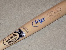 Chris Carpenter H&B 2011 World Series Signed Game Bat St. Louis Cardinals