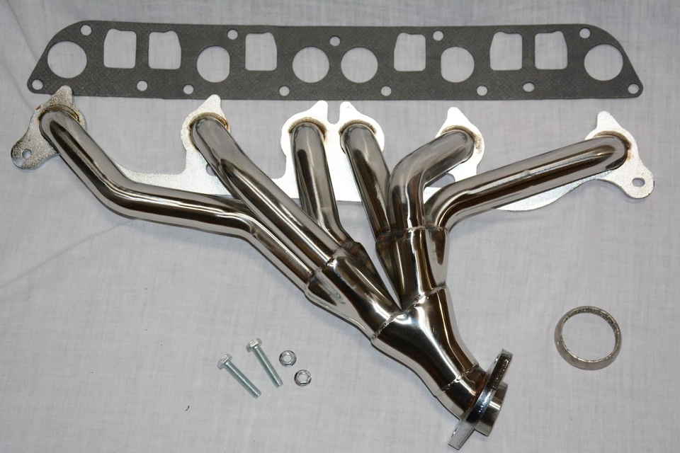 For 1991-1999 Jeep Wrangler Cherokee 4.0L Polished Stainless Headers TJ YJ XJ ZJ - Image 4 of 4