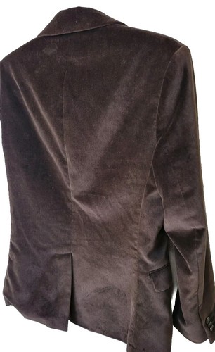 Chaqueta Blazer Banana Republic Para Hombre 38R Marrón 100% Algodón Sarga Suave 2 Botones - Imagen 6 de 9