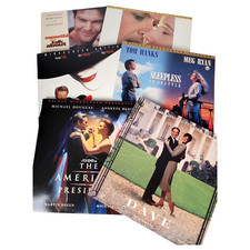 6 Laserdisc Movies Sleepless in Seattle Sabrina Speechless Dave Comedy Dramas