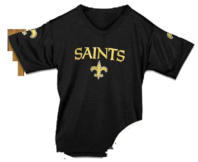 NWT NFL NEW ORLEANS SAINTS FRANKLIN FOOTBALL MESH MEDIUM YOUTH