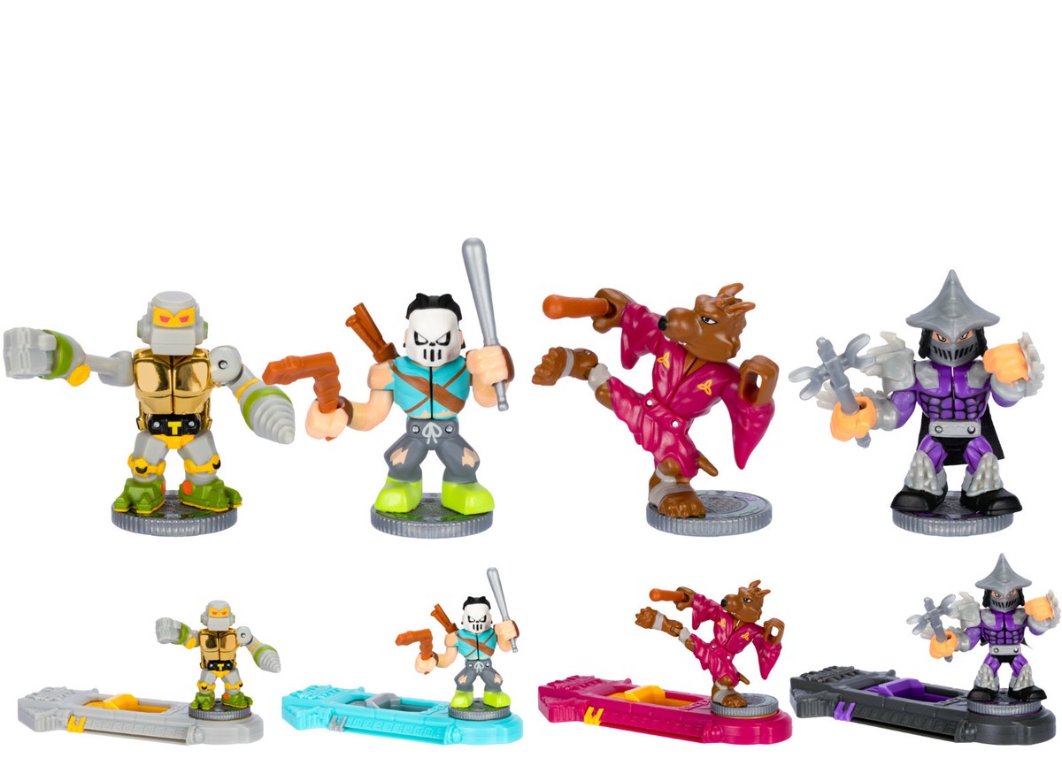 Akedo TMNT - Casey Jones, Master Splinter, Metalhead and Super
