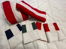 Vintage Ralph Lauren Queen Flat Fitted Sheet Set  Pillowcases University Tate