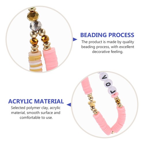 2 PCS Handy Kette Fräulein Perlen-Telefon-Charme Dekoratives Lanyard - 第 2/12 張圖片